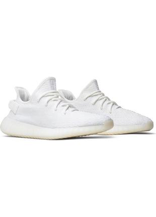 Кроссовки adidas yeezy boost 350 v2 cream/triple white - cp93663 фото