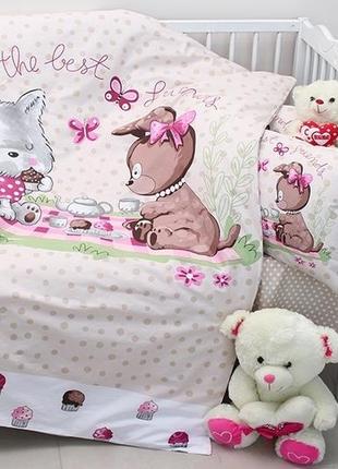 Комплект постельного белья детский в кроватку