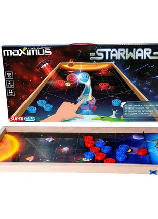 Настільна гра starwar супергра (поле, 12шайб, 2рез. 2 фікс), в кор. 60*30*2 см, тм maximus, україна