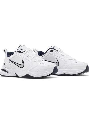 Кроссовки nike air monarch iv white navy - 415445-1023 фото