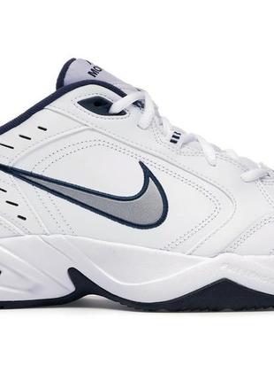 Кроссовки nike air monarch iv white navy - 415445-102