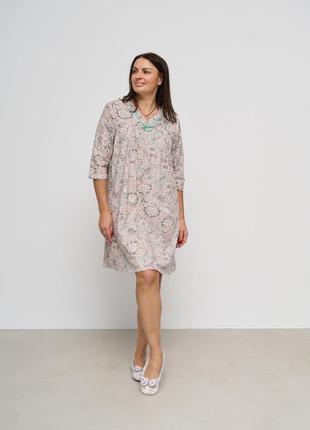 Ночная сорочка цветы 84306 размер 2xl, 3xl, 4xl, 5xl