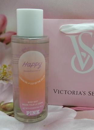 Парфюмированный мист для тела и волос happy pink victoria’s secret