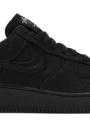 Кроссовки nike air force 1 low stussy black