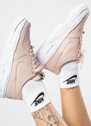 Кросівки nike air force 1 pixel particle beige6 фото