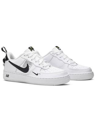 Кроссовки nike air force 1 low utility white black3 фото