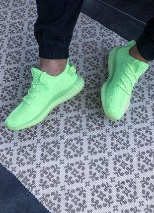 Кроссовки adidas yeezy boost v2 350 glow green8 фото