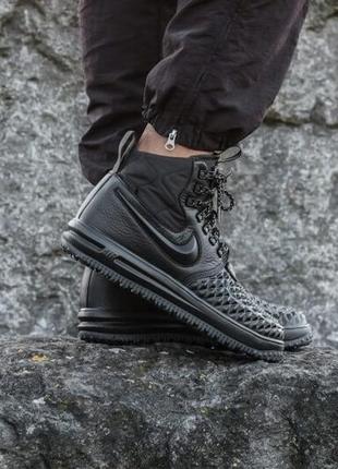 Кроссовки nike lunar force 1 duckboot black - 916682-0027 фото