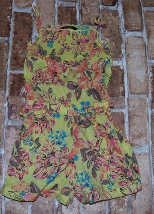 Ромпер летний комбинезон девочке 4 - 5 лет