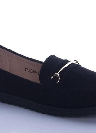 Чорні балетки