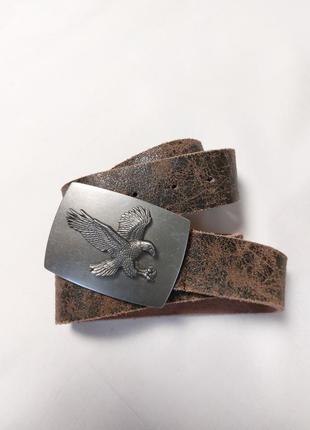 Шкіряний ремінь lee cooper eagle leather belt