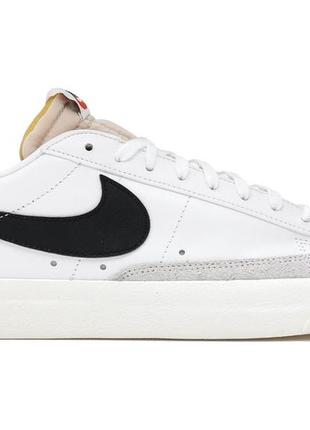 Кроссовки nike blazer low 77 vintage white black