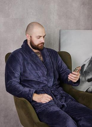 Чоловіча піжама махрова тепла домашній костюм l,xl,2xl