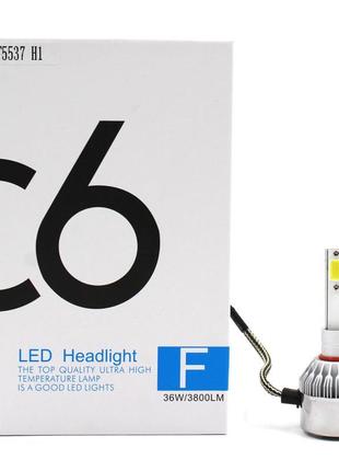 Лампы светодиодные с6 led h1 (3800лм, 36вт, 8-48в) bf