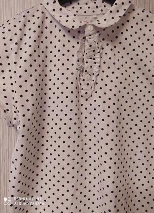 Футболка кофта в горошок