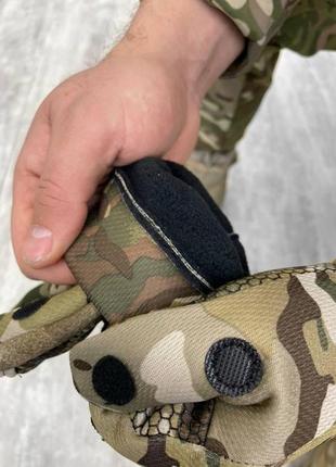 Зимние тактические перчатки elit мультикам. перчатки военные утепленные зимние
