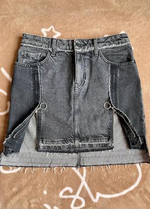 Юбка деним джинс zara