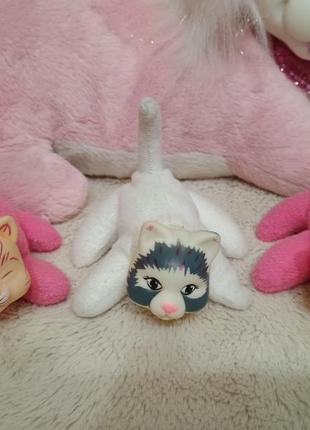 Беременная собака puppy surprise розовая с белым волосами + 3 котят9 фото
