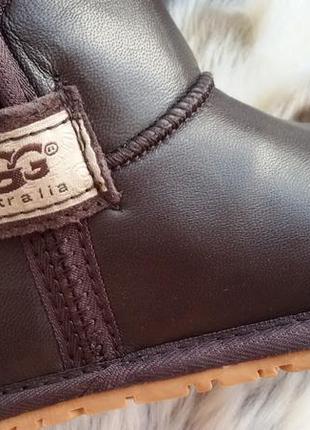 Натуральные кожаные угги ugg australia на овчине3 фото