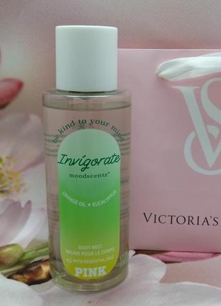 Парфюмированный мист для тела и волос invigorate pink victoria’s secret