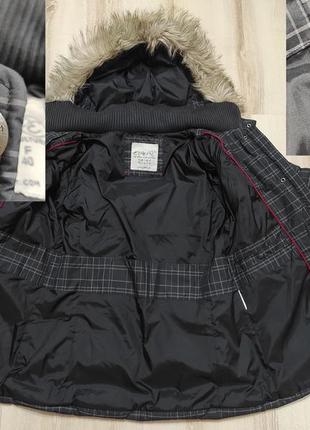 Зимний укороченный пуховик esprit, лыжная теплая куртка на пуху s-м5 фото
