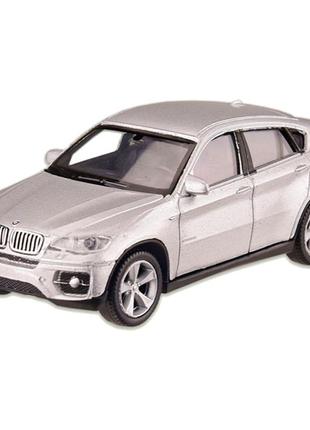 Машина металева bmw x6 "welly" 44016cw масштаб 1:43