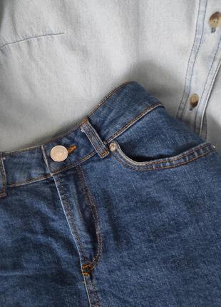Женская юбка джинсовая мини4 фото
