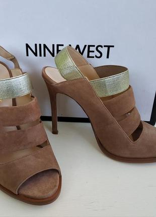 Босоножки nine west натуральная замша оригинал