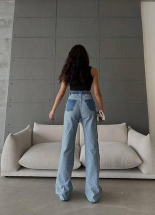 Трендовая модель джинс наизнанку 😍♥️запрашивайте наличие перед заказом!❤️2 фото