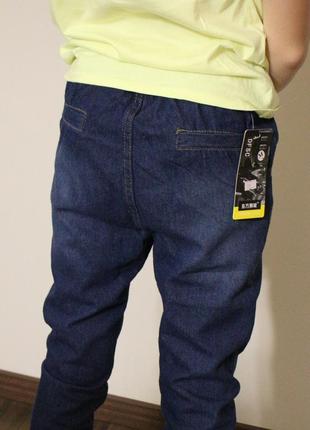 Підліткові джинсові джогери для хлопчика.5 фото