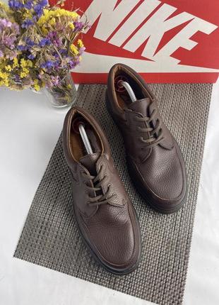 Оригинальные кожаные туфли clarks3 фото