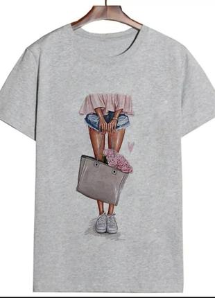 Футболка с принтом