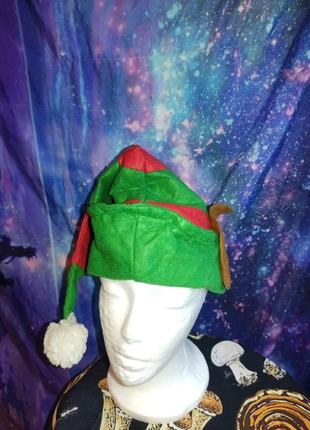 Шапочка ельфа помічника санти