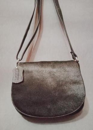 Стильная кожаная сумка genuine leather