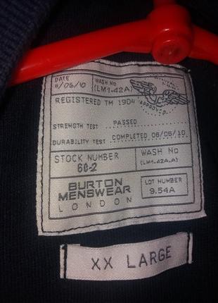 Бомбер на байковой основе британского бренда barton menswear p.xxl4 фото