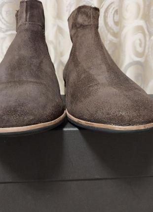 Качественные стильные кожаные брендовые ботинки topman4 фото