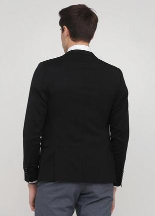 Чоловічий чорний класичний піджак від італійського бренду drykorn3 фото