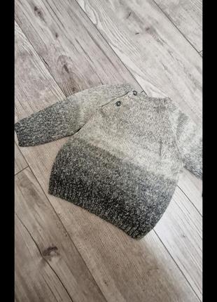 Теплый детский свитер 3-6м3 фото