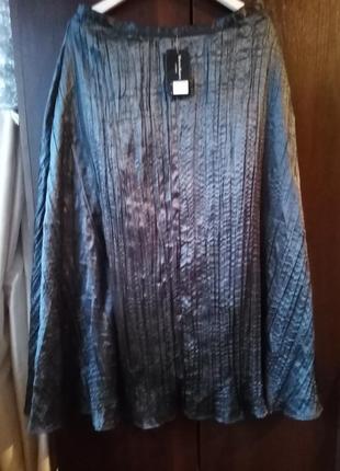 Длинная сатиновая юбка marina kaneva