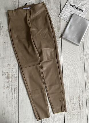 Утеплені легінси з еко шкіри na-kd pp 36-38