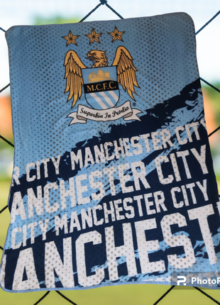 Футбольный плед fc manchester city