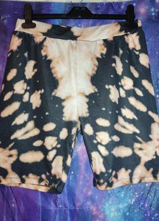 Велосипедки шорти в стилі тай дай