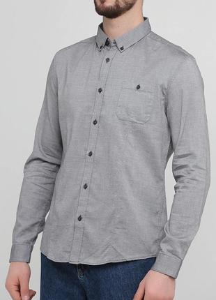 Соловіча бавовняна/котонова сорочка/рубашка від італійського бренду drykorn2 фото