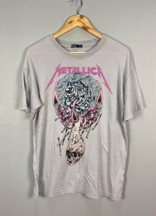 Фульболка легендарной группы metallica, bershka