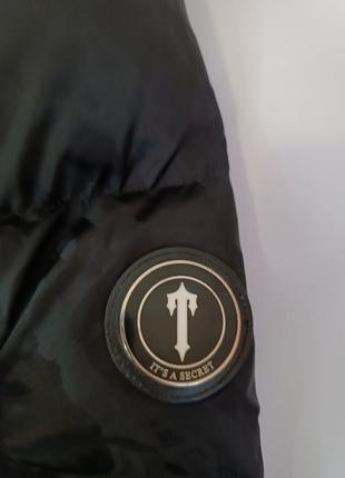Куртка , пуховик trapstar t jacquard puffer jacket black8 фото