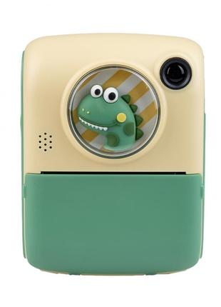 Фотоапарат дитячий із вбудованим принтером yimi x-17 для фото та відео full hd, зелений