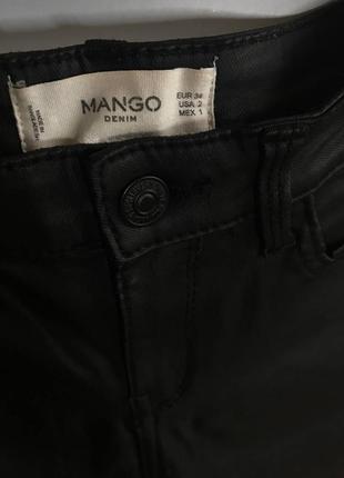 Кожаные джинсы mango9 фото