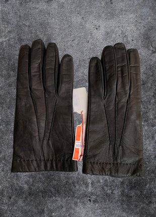 Кожаные перчатки gant1 фото