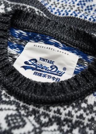 Новогодний свитер super dry s 8