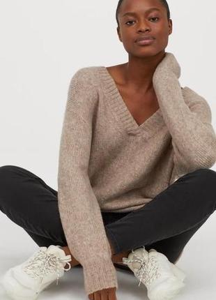 Свитер с v-образным вырезом h&m